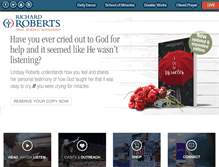 Tablet Screenshot of oralroberts.com